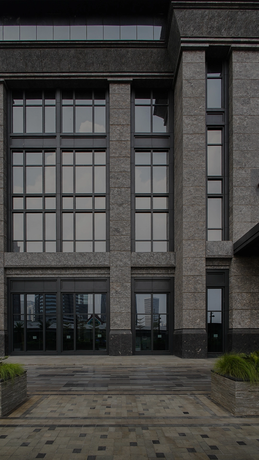 Aplikasi architectural surface pada building facade