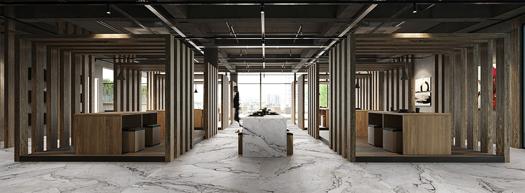 Aplikasi Colorado Dunes pada flooring