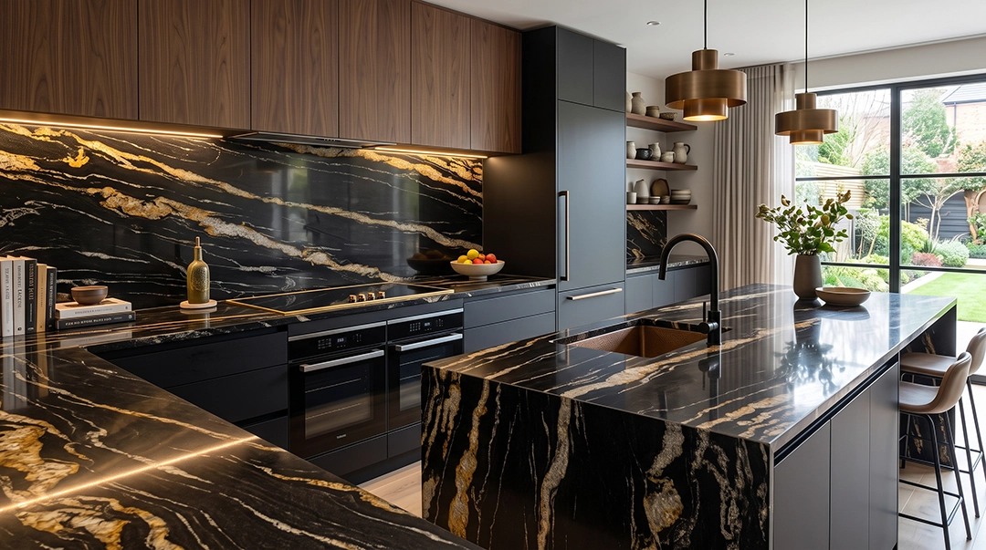 Rekomendasi Granite untuk kitchen — Gucci Black