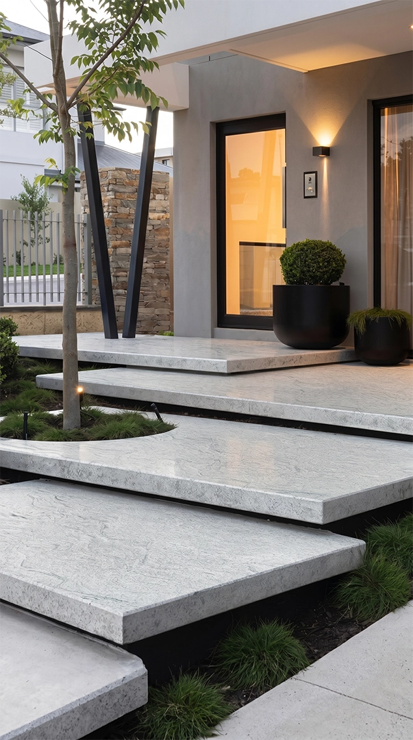 Aplikasi Granite Ice Berg pada exterior