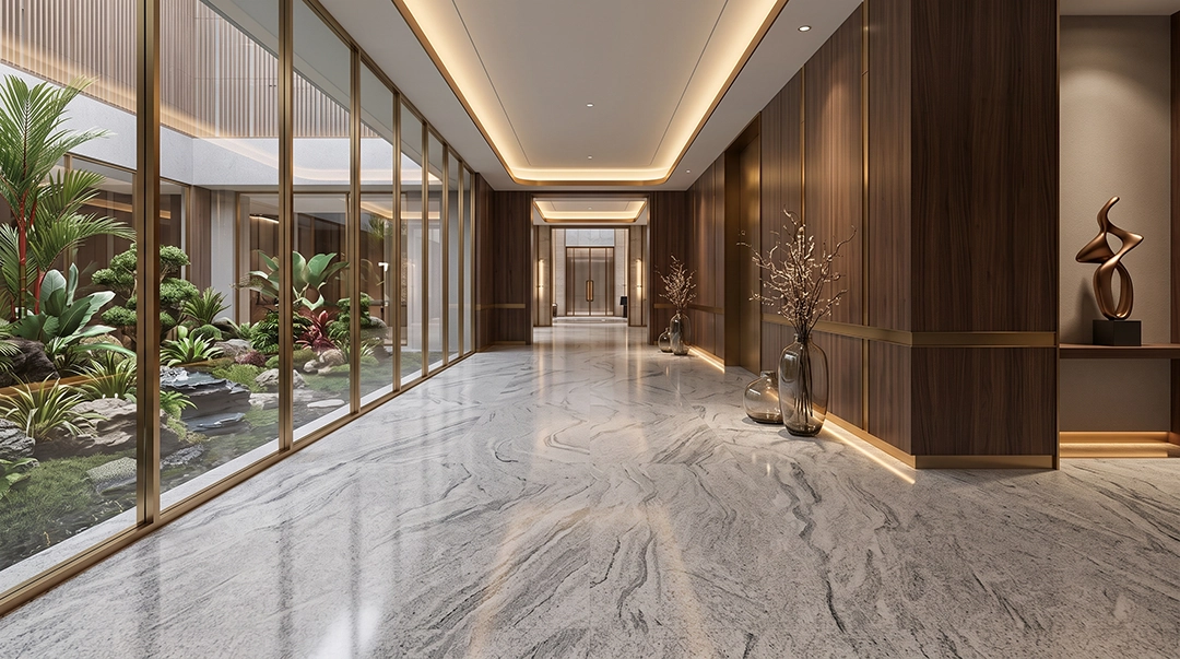 Aplikasi Ice Berg pada flooring