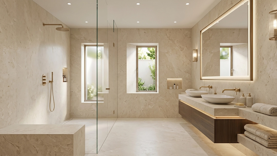 Limestone — Perla Bianca application mockup