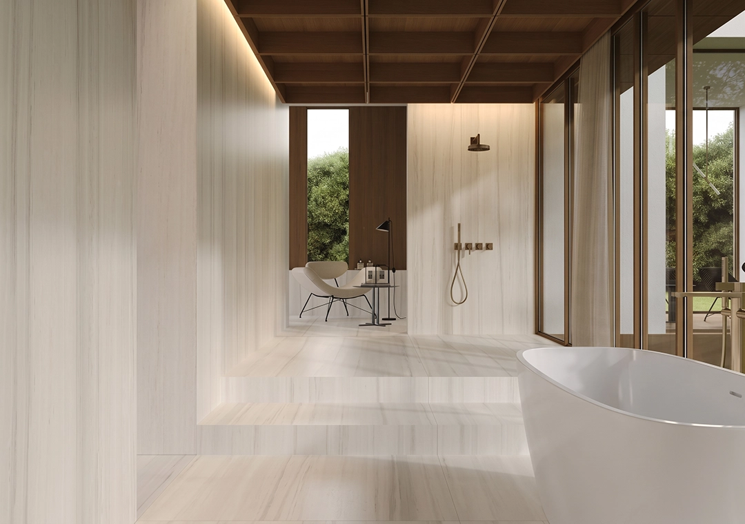 Aplikasi Nexion pada desain flooring kontemporer