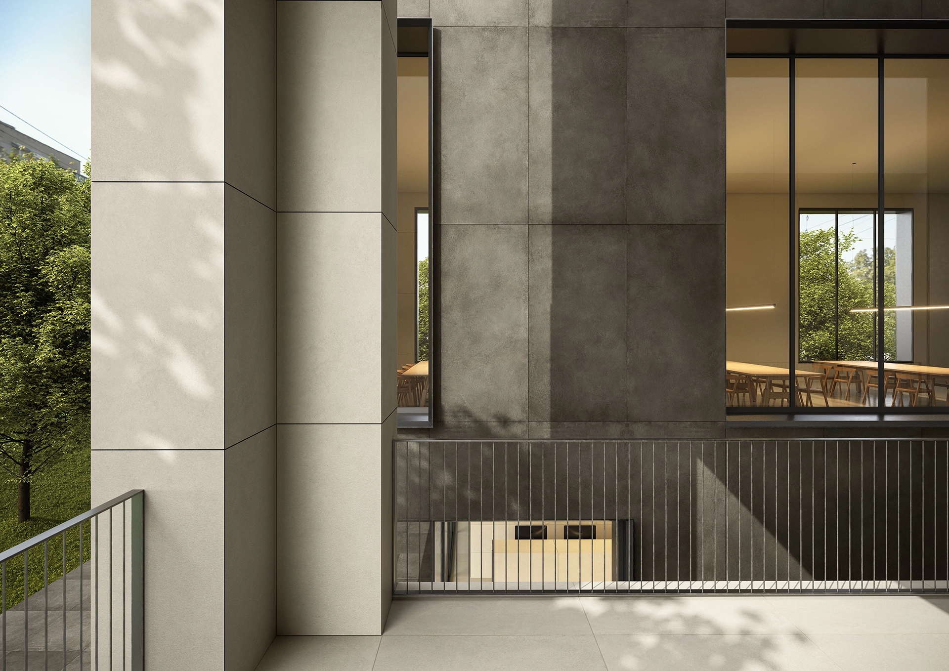 Nexion AM 01 — aplikasi building facade