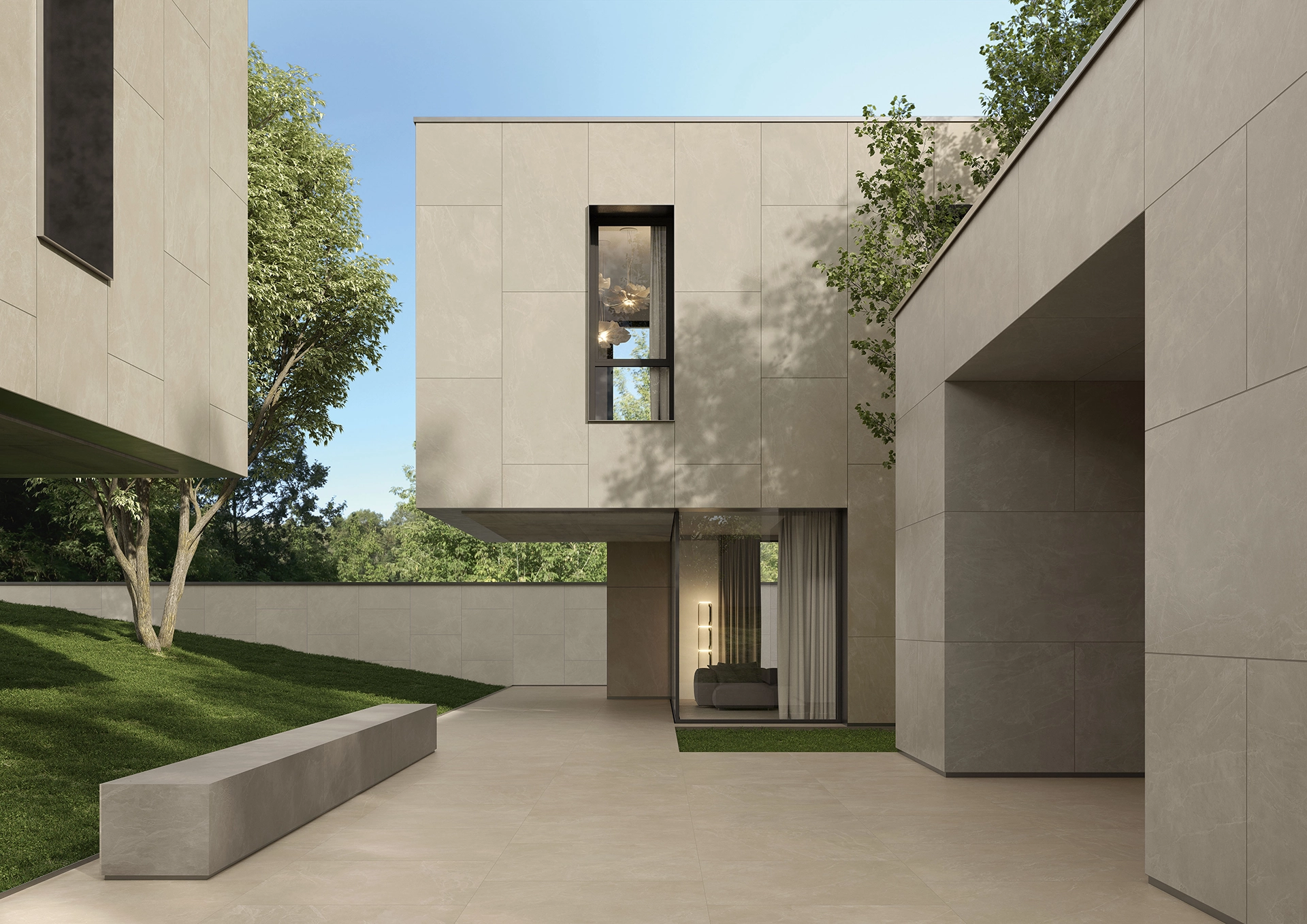 Nexion Runa AM01 pada façade eksterior