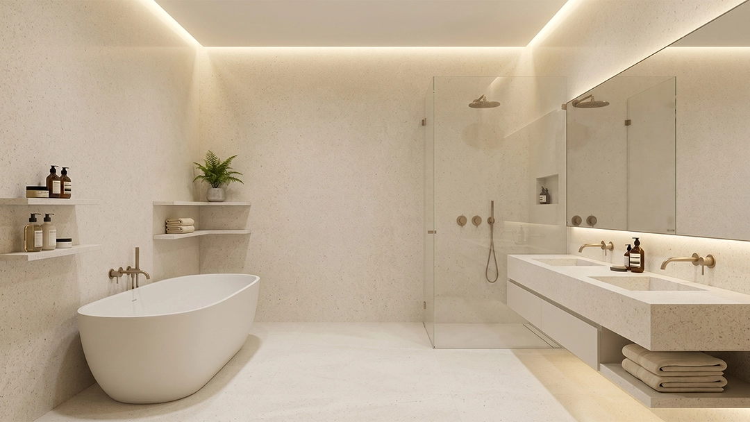 Terrazzo — Walls & Bathroom