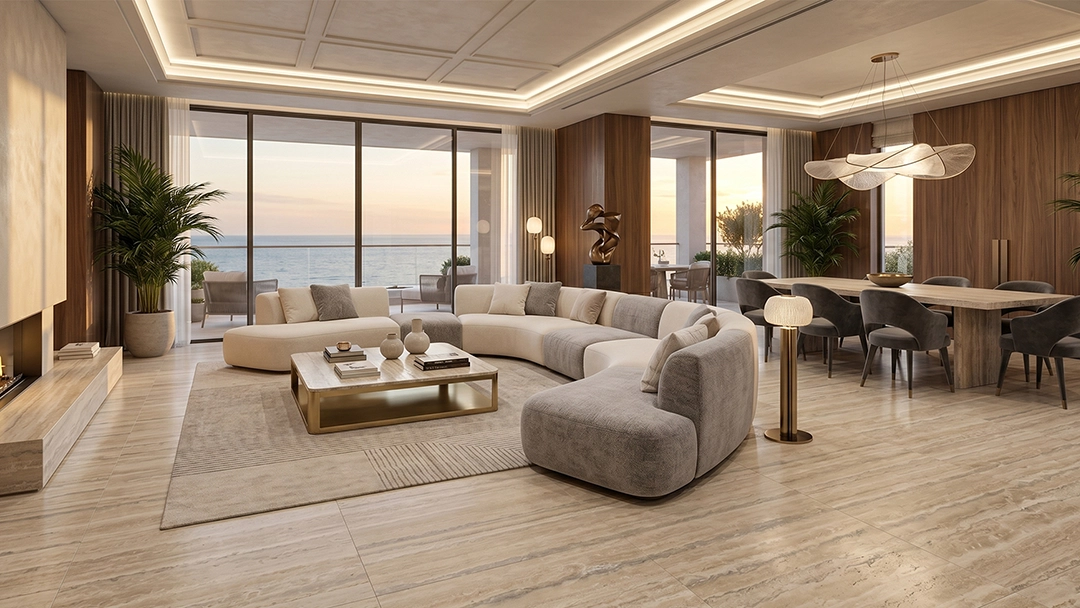 Travertine — Silver Romano application mockup