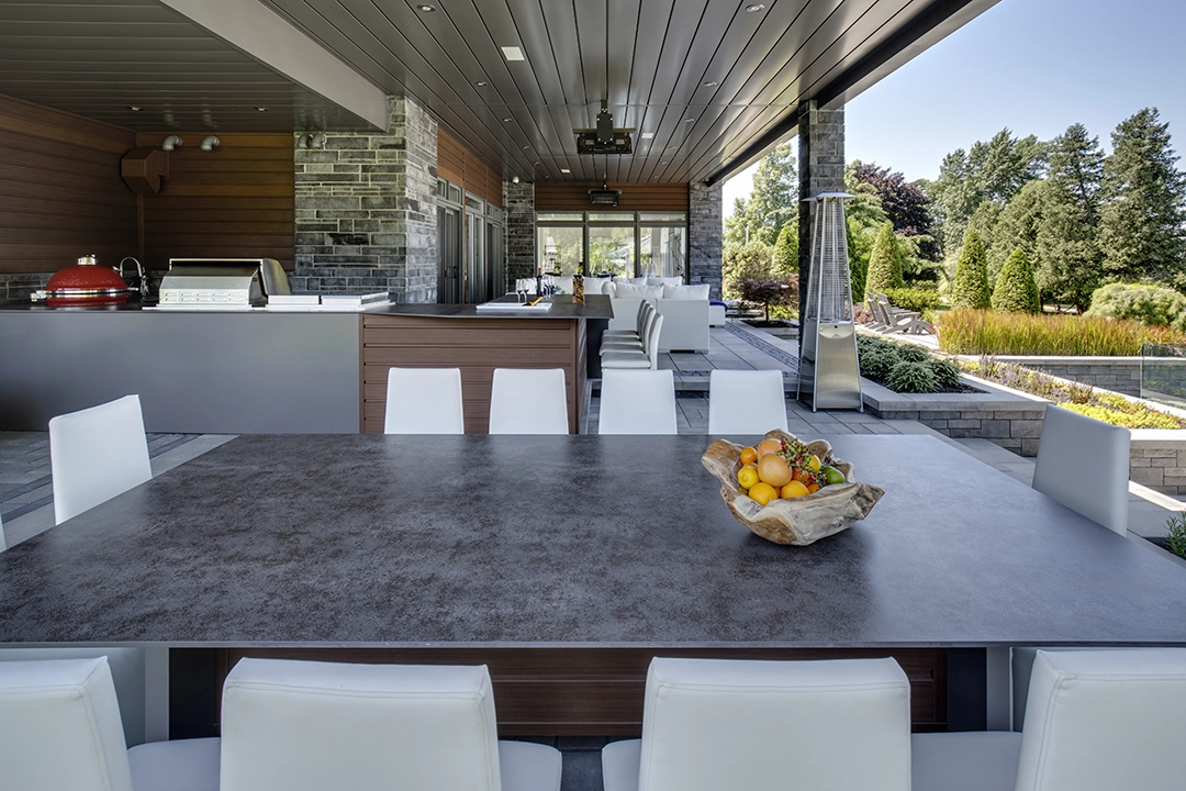 Detail exterior dengan Granite Iron Grey