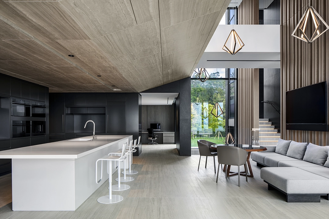 Neolith Strata pada aplikasi flooring